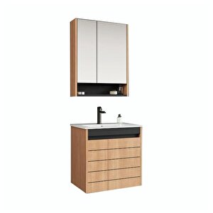 Ricato 60 Cm Kiraz Banyo Dolabı Takımı