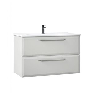 Nuvola 80 Cm Kaşmir Banyo Dolabı Takımı