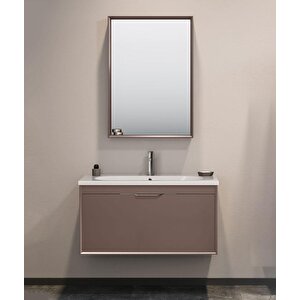 Clay 65 Cm Toprak Banyo Dolabı Takımı