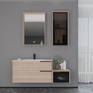 Noventa 120 Cm Cordoba Banyo Dolabı Takımı