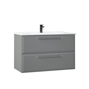 Nuvola 65 Cm Kaşmir Banyo Dolabı Takımı