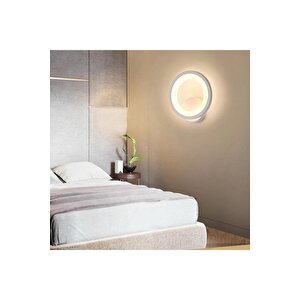 Beyaz Lüks Modern Günışığı Ledli Duvar Lambası Ledli Aplik