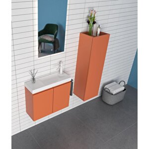 Ferla 60 Cm Mat Tarçin Banyo Dolabı Takımı