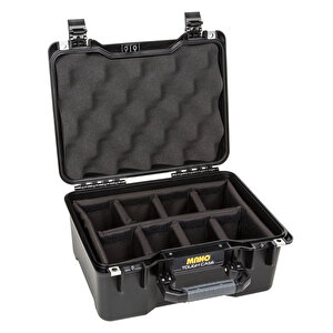 MANO MTC 230P SIYAH - YUMURTA SÜNGER + BEZ BÖLMELI TOUGH CASE PRO TAKıM ÇANTASı