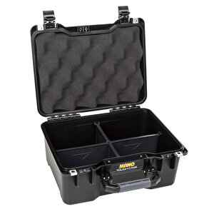 MANO MTC 230PL SIYAH - YUMURTA SÜNGER + PLASTIK BÖLMELI TOUGH CASE PRO TAKıM ÇANTASı