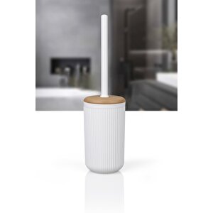 Okyanus Home Linea Due Beyaz Wc Fırçalık