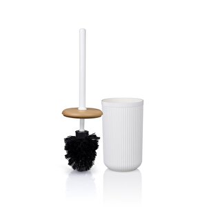 Okyanus Home Linea Due Beyaz Wc Fırçalık