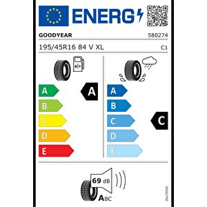 195/45 R16 84v Xl Efficientgrip Performance Oto Yaz Lastiği (üretim: 2025)