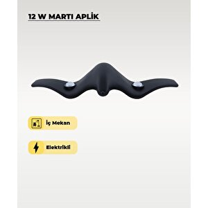 12 W. Martı Aplik 3200k Sarı Işık