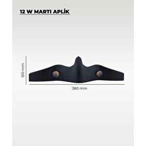 12 W. Martı Aplik 3200k Sarı Işık