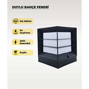 E27 Duylu Bahçe Feneri – Ip65 Su Geçirmez – 220v Dış Mekan Aydınlatma