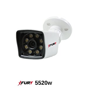 5mp 3.6mm Lensli 1080p 2mp Full Color Görüntü 8 Warm Led Gece Görüşlü Full Hd Güvenlik Kamerası 5525