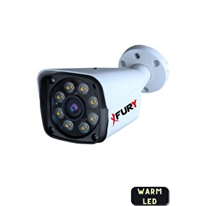 Fury 3 Kameralı 5mp Lens 1080p 2mp Color Görüntü 8 Warm Led Gece Görüş Fullhd Güvenlik Kamera 5520w 320