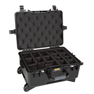 Mtc 460p Siyah - Yumurta Sünger + Bez Bölmeli Tough Case Pro Takım Çantası