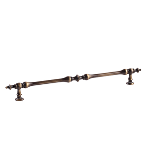 Hilal Antik Sarı 224 Mm  Kulp Lüks Country Mutfak Mobilya Dolap Çekmece Kulpu 224 mm