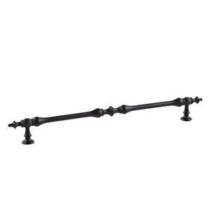 Hilal Siyah 224 Mm  Kulp Lüks Country Mutfak Mobilya Dolap Çekmece Kulpu 224 mm