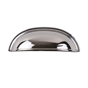 Midye Krom 64 Mm  Kulp Lüks Country Mutfak Mobilya Dolap Çekmece Kulpu