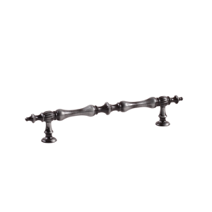 Hilal Antik Gümüş 128 Mm  Kulp Lüks Country Mutfak Mobilya Dolap Çekmece Kulpu 128 mm