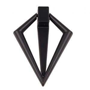 Triangle Siyah 32 Mm  Kulp Lüks Country Mutfak Mobilya Dolap Çekmece Kulpu Siyah