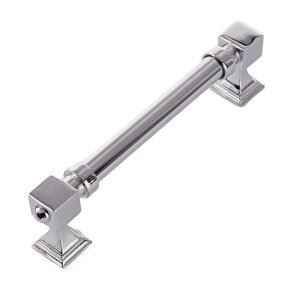 Zümra Krom 128 Mm  Kulp Lüks Country Mutfak Mobilya Dolap Çekmece Kulpu 128 mm