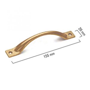 Kemer Antik Sarı 140 Mm  Kulp Lüks Country Mutfak Mobilya Dolap Çekmece Kulpu Antik Sarı