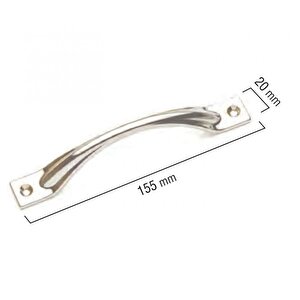 Kemer Krom 140 Mm  Kulp Lüks Country Mutfak Mobilya Dolap Çekmece Kulpu Krom