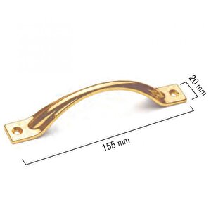 Kemer Altın 140 Mm  Kulp Lüks Country Mutfak Mobilya Dolap Çekmece Kulpu Altın