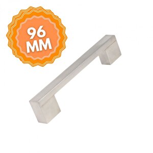 Alüminyum Köprü İnox 96 Mm  Kulp Lüks Country Mutfak Mobilya Dolap Çekmece Kulpu 96 mm