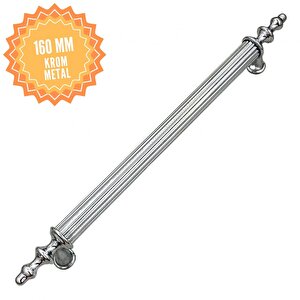 Elif Krom 160 Mm  Kulp Lüks Country Mutfak Mobilya Dolap Çekmece Kulpu 160 mm