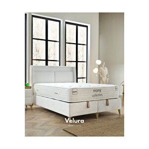 Climatic Çift Kişilik Yatak Baza Başlık Seti (200 X 200) Krem