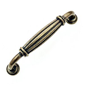 Kardelen Antik Sarı 96 Mm  Kulp Lüks Country Mutfak Mobilya Dolap Çekmece Kulpu 96 mm
