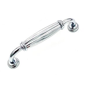 Kardelen Krom 96 Mm  Kulp Lüks Country Mutfak Mobilya Dolap Çekmece Kulpu 96 mm