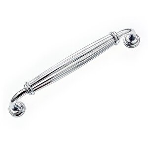 Kardelen Krom 128 Mm  Kulp Lüks Country Mutfak Mobilya Dolap Çekmece Kulpu 128 mm