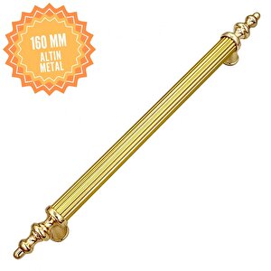 Elif Altın 160 Mm  Kulp Lüks Country Mutfak Mobilya Dolap Çekmece Kulpu 160 mm