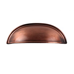 Midye Antik Bakır 64 Mm  Kulp Lüks Country Mutfak Mobilya Dolap Çekmece Kulpu 64 mm