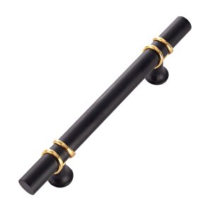 Esin Siyah 96 Mm  Kulp Lüks Country Mutfak Mobilya Dolap Çekmece Kulpu 96 mm
