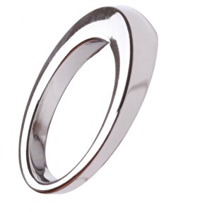 Yan Halka Krom 32 Mm  Kulp Lüks Country Mutfak Mobilya Dolap Çekmece Kulpu Krom