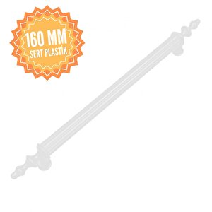 Plastik Beyaz 160 Mm Boru Kulp, Lüks Country Mutfak Mobilya Dolap Çekmece Kulpu 160 mm