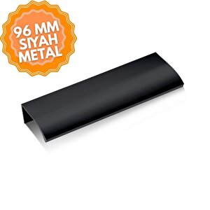 Lidya Siyah 96 Mm  Kulp Lüks Country Mutfak Mobilya Dolap Çekmece Kulpu 96 mm