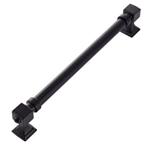 Zümra Siyah 192 Mm  Kulp Lüks Country Mutfak Mobilya Dolap Çekmece Kulpu 192 mm