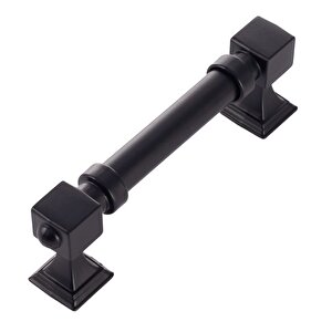 Zümra Siyah 96 Mm  Kulp Lüks Country Mutfak Mobilya Dolap Çekmece Kulpu 96 mm