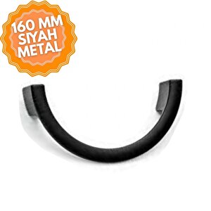 Ay C Siyah 160 Mm  Kulp Lüks Country Mutfak Mobilya Dolap Çekmece Kulpu Siyah
