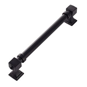 Zümra Siyah 160 Mm  Kulp Lüks Country Mutfak Mobilya Dolap Çekmece Kulpu 160 mm