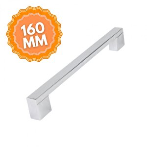 Alüminyum Köprü Krom 160 Mm  Kulp Lüks Country Mutfak Mobilya Dolap Çekmece Kulpu 160 mm