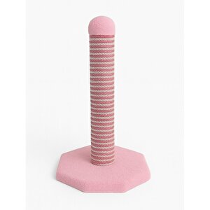 Pet Sekizgen Kedi Tırmalama Platformu Pembe