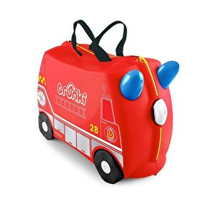 Trunki İtfaiye Aracı Frank Binilebilen Ve Sürülen Çocuk Bavulu