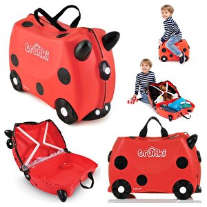 Trunki Uğurböceği Harley Binilen Ve Sürülen Çocuk Bavulu