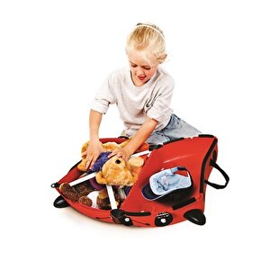 Trunki Uğurböceği Harley Binilen Ve Sürülen Çocuk Bavulu