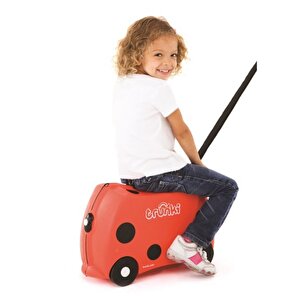 Trunki Uğurböceği Harley Binilen Ve Sürülen Çocuk Bavulu
