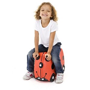 Trunki Uğurböceği Harley Binilen Ve Sürülen Çocuk Bavulu